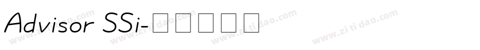 Advisor SSi字体转换
